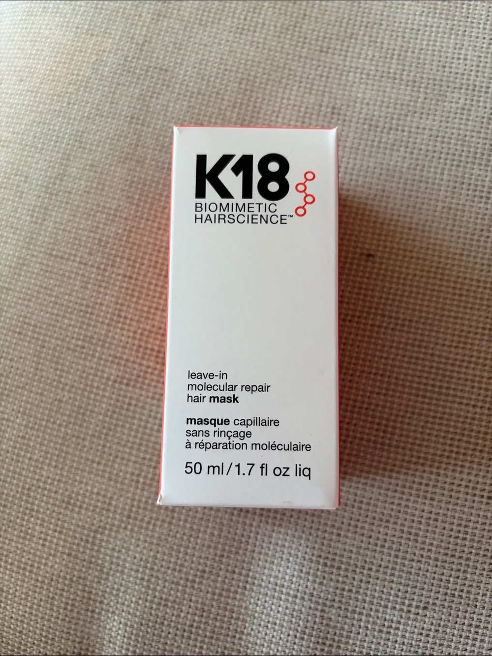 K18 Biomimetic Hairscience Leave-In Molecular Repair Hair Mask 50ml